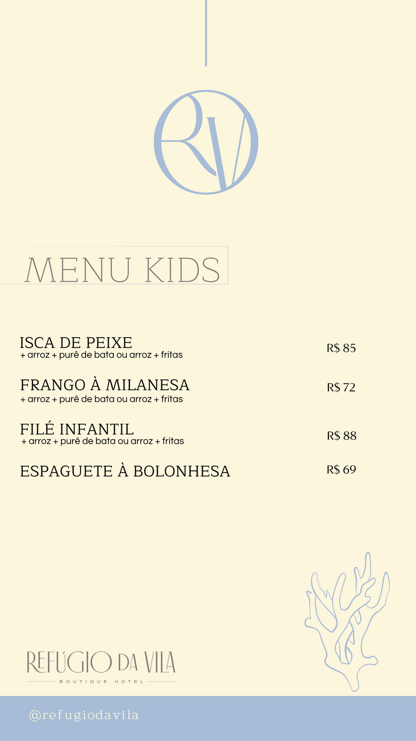 Cardápio Kids Port 24-10